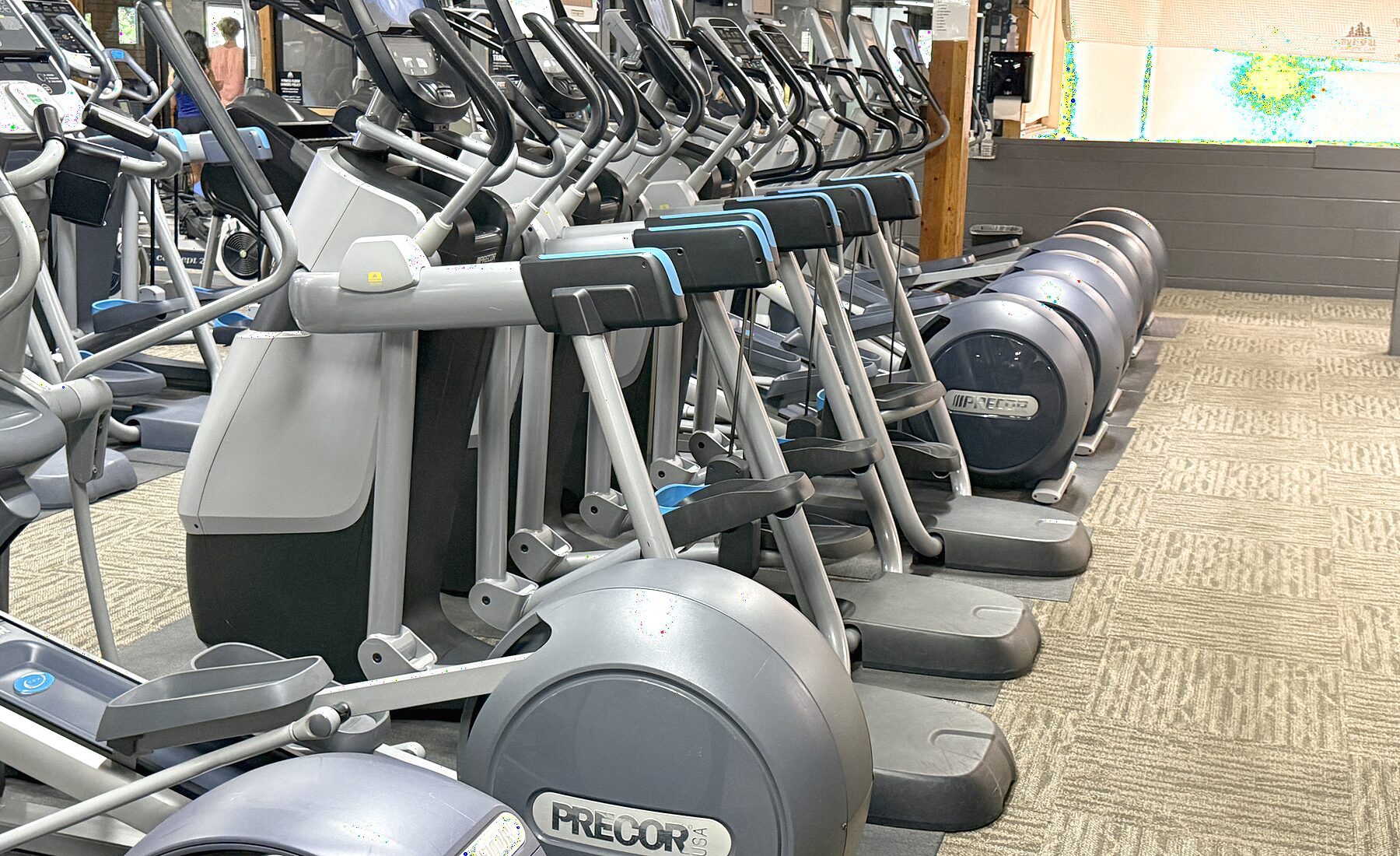 Cardio equipment at Timberhill Athletic Club
