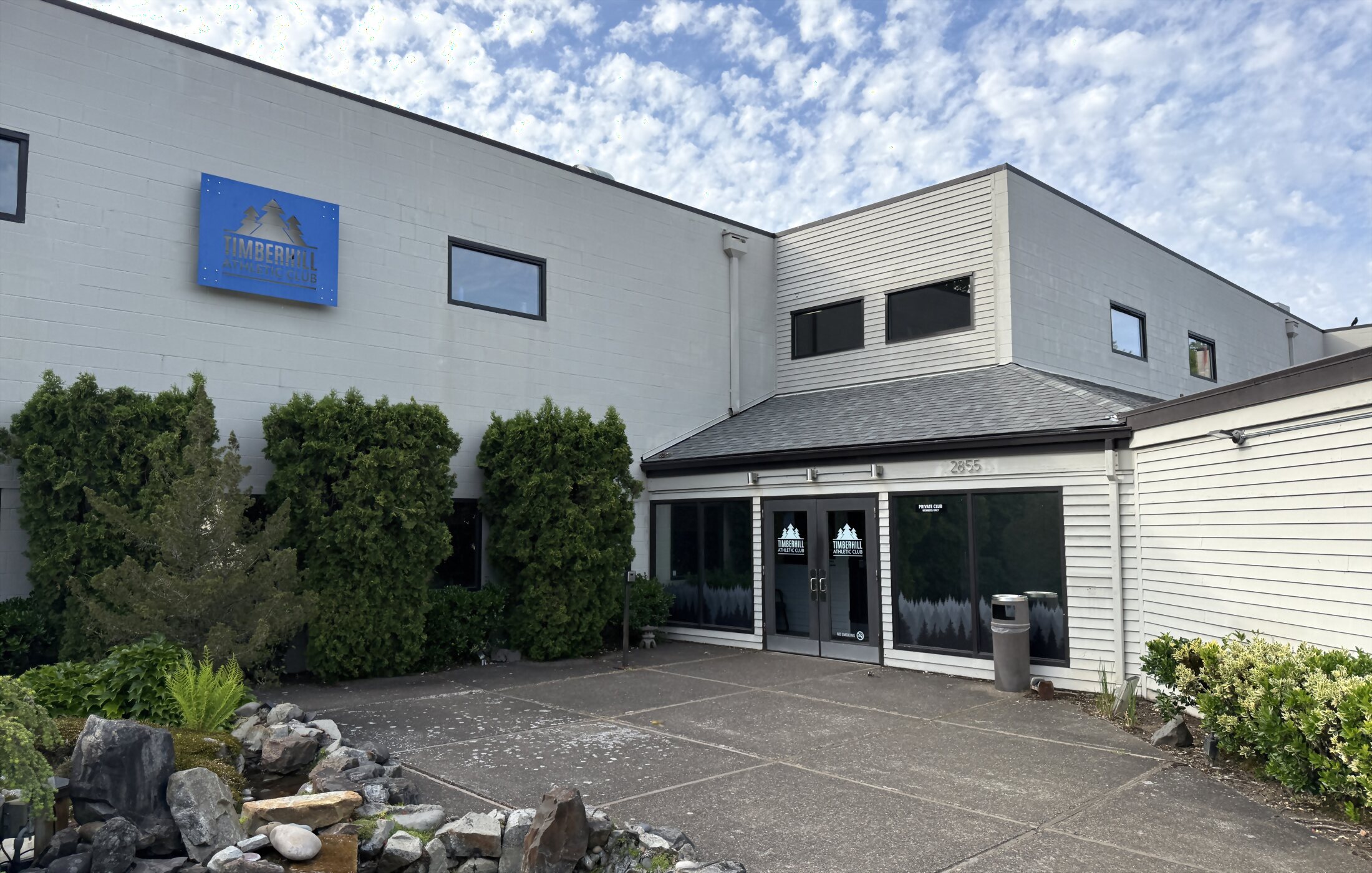 Timberhill Athletic Club entrance
